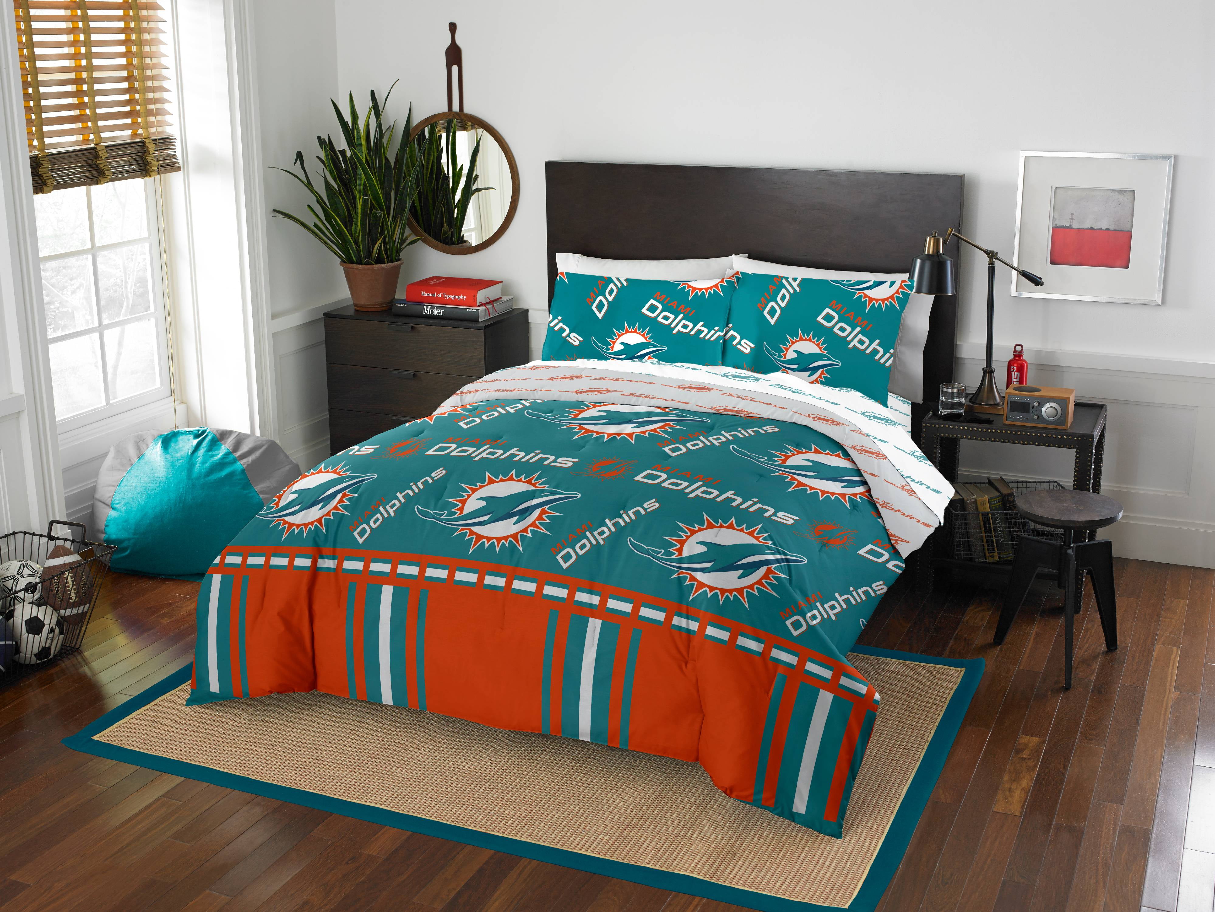 Nfl Miami Dolphins Bed In Bag Set