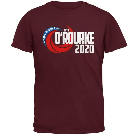 Election 2020 Beto O'Rourke for President Mens T Shirt Maroon 3X-LG