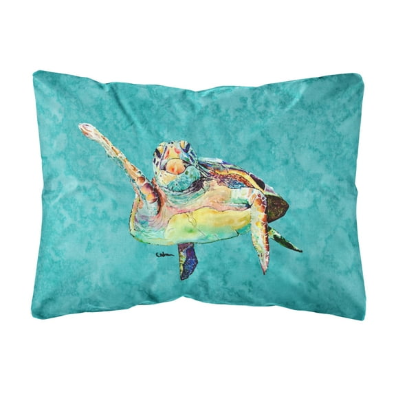 Turtle Canvas Fabric Decorative Pillow