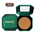 thumbnail image 1 of Dark Double-layer Powder With Mirror Powder Puff Matte Cosmetics Waterproof Natural Makeup 10g, 1 of 8