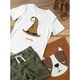 thumbnail image 3 of Hand Drawn Witch Hat T-Shirt Toddler -Image by Shutterstock,  4 Toddler, 3 of 4