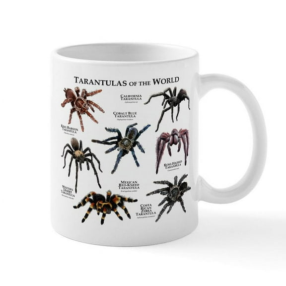 CafePress - Tarantulas Of The World Mug - 11 oz Ceramic Mug - Novelty Coffee Tea Cup