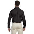 thumbnail image 2 of Harriton M510T Men's Tall Essential Poplin-Black-3XLT, 2 of 3
