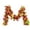 Red;Orange, variant on Fall Thanksgiving Garland, 78.7in Red Maple Leaf Decorative Tinsel Leaf for Christmas Tree, Fireplace, Door and Party Decor, Plastic Holiday Garland