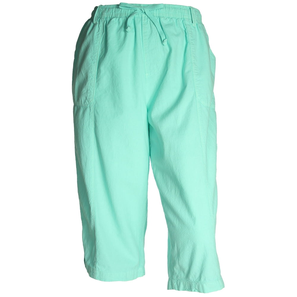 karen scott pull on capris