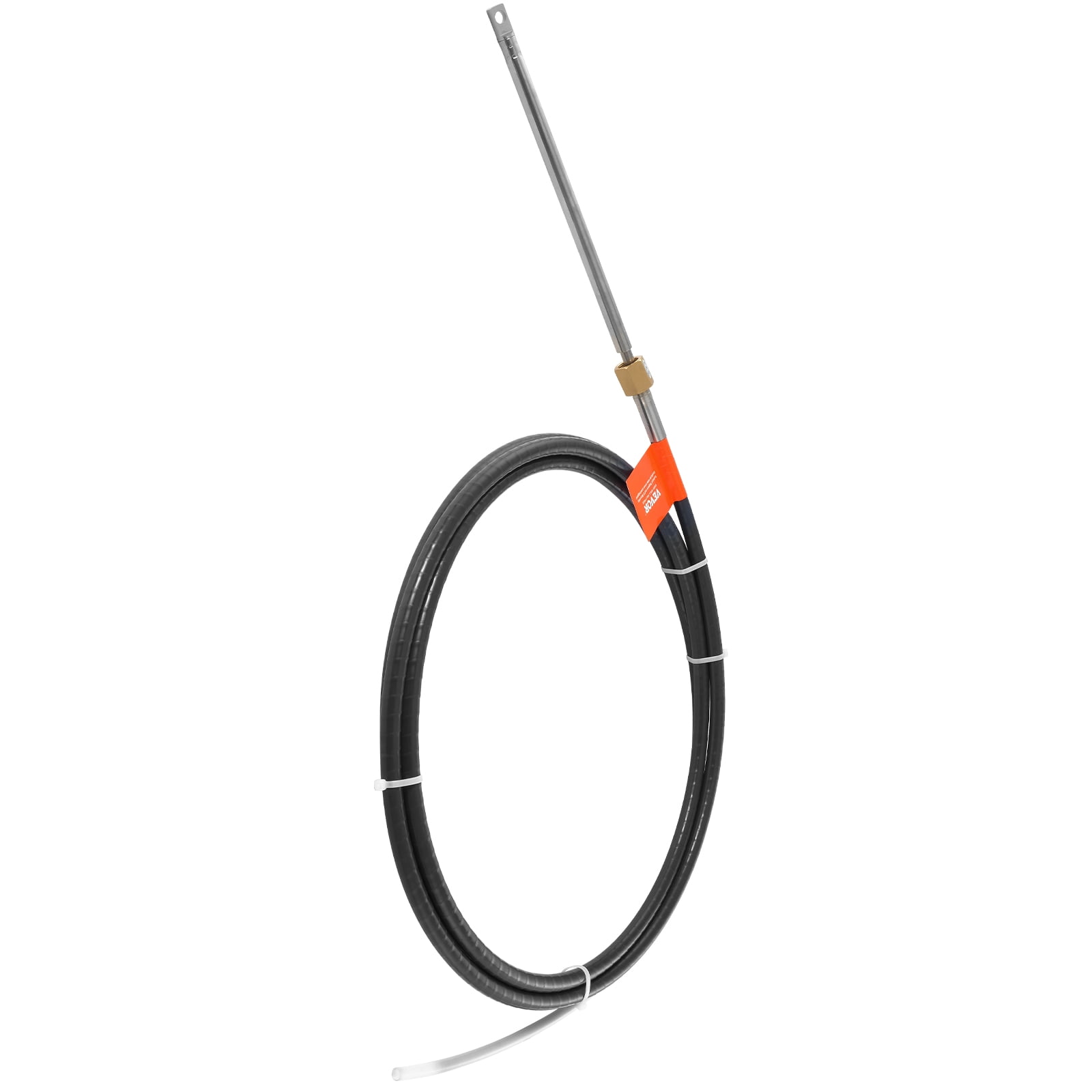 KFFKFF Boat Steering Cable 17 ft for Single-Station Outboard Steering Boat