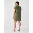 thumbnail image 3 of Vestido Remera con Bolsillo Relaxed de GAP para Mujer en Verde Walden Talla S, 3 of 5