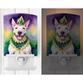 thumbnail image 2 of English Bull Terrier King of Mardi Gras Ceramic Night Light 4 in x 6 in, 2 of 3