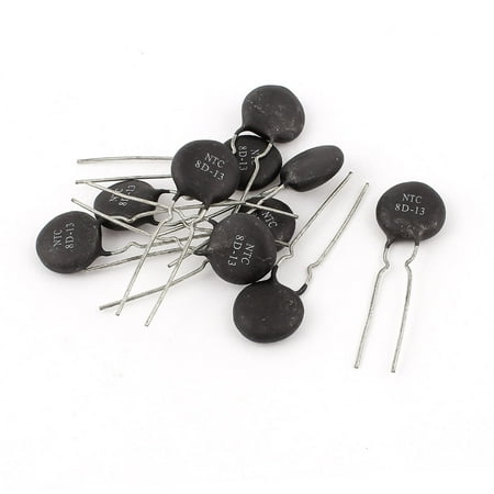 10 x NTC 8D-13 4A 8Ohm 13mm Surge Current Limiting Thermistor ...