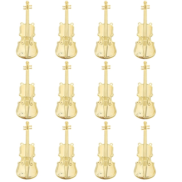 12pcs Musical Instrument Model Garland DIY Accessories Miniature Model for Decor