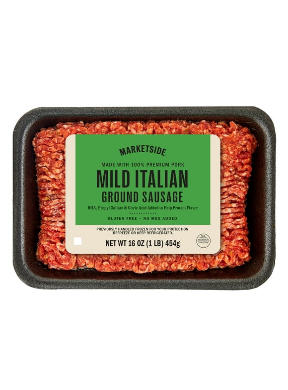 Marketside Mild Ground Italian Sausage, Pork, 1lb (Fresh)