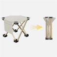 thumbnail image 5 of Outdoor Picnic Mazar Foldable Stool Portable Fishing Chair Chair Chair Stool 23x28x28cm, 5 of 5