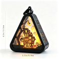 thumbnail image 2 of Portable Pumpkin Decor Ornament, Small Resin Figurine with Halloween Autumn Design and Classic Style, Tabletop Accent for Home, Party, Mantel, Seasonal, Spooky, Gift, D D, 2 of 5