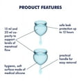 thumbnail image 3 of Satisfyer Feel Good Menstrual Cup - Light Blue, 3 of 7