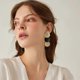 thumbnail image 4 of Heytea Fashion Lightweight Geometric Triangle Earring Simple Elegant Metal Drop Dangle Earring Plating Gold Black Bohemian Statement Dangling Studs Ea, 4 of 5