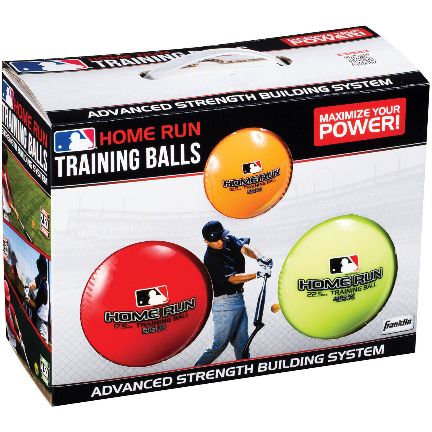 Franklin Sports MLB 3 Ball Home Run Training Pack