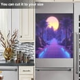 thumbnail image 3 of Yayeee Magnetic Dishwasher Cover for The Front Decoration Home Kitchen Machine Sticker Protector, Blue Road, 3 of 6