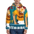 thumbnail image 2 of Lsque Sml Jeffy Pattern Casual Men's Hoodie,Hooded Sweatshirt with Kangaroo Pocket,Pullover Hoodie-XX-Large, 2 of 8