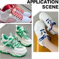 thumbnail image 6 of Colorful Flat Shoelace Set 10 Strands Shoelace with 11PCS Shoe Pendant Charms Mixed Color Polyester Cords Sneaker Shoe Laces Cute Shapes Alloy Enamel Pendants, 6 of 6