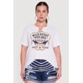 thumbnail image 2 of Women's Plus Size Wild Heart Rodeo Angel Graphic Slashed Tee, 2 of 4