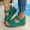 Green, variant on Viluyesy Women's Wedge Sandals, Breathable Comfort Arch Support Round Toe Ladies Casual Platform Shoes Pink