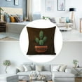 thumbnail image 3 of cactus pot aestheticismLinen toss pillowcase decoration pillowcase gifting preferred 18x18 inch cushion cover 4 sets sofa pillowcase sofa bedroom living room car, 3 of 8