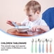 thumbnail image 4 of BRIGHTFUFU 6pcs Cucharas y horquillas creativas de acero inoxidable para niños (color surtido), 4 of 8