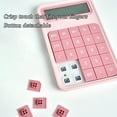thumbnail image 3 of sruoe Desktop Calculator, 12 Digit, Scientific Calculators, Mechanical Switch Calculator, Large Display and Keys Button Basic Calculators, Portable Financial Calculator for S-Chool, Office, 3 of 6