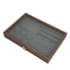 thumbnail image 4 of Joyero Organizador de Joyas con Divisores Regalos Portátiles Gran Capacidad Delineador gris, 4 of 9