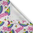 thumbnail image 4 of Ambesonne Pride Day Window Valance, Vivid Pixel LGBT Theme, 54" X 18", Blue Violet Yellow, 4 of 5