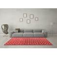 thumbnail image 3 of Ahgly Company Indoor Rectangle Abstract Red Modern Area Rugs, 7' x 9', 3 of 4