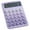 Purple, variant on Stylish Candy Calculator With 12Digit Display, Comfortable Round Key Keypad Calculator for Girls, Women, and Ladies