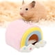 thumbnail image 5 of Casa de animales pequeños, nido pequeño para mascotas, cama, escondite, jau, accesorios para conejillo de , , hurón, pneador de azúcar, Zulema Casa nido de hámster, 5 of 8