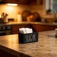 thumbnail image 4 of Rewenti Sweet Packet Organizer Box Countertop Tea Bag Storage Container for Coffee Bar Kitchen Restaurant Counter Decor, 4 of 6