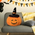 thumbnail image 5 of Cojín Blando De Calabaza De Halloween Cojín De Calabaza De Halloween Cojín Divertido De Calabaza De Halloween Con Sombrero Cojín Blando De Calabaza Naranja Feliz Fiesta De Halloween Fal, 5 of 5