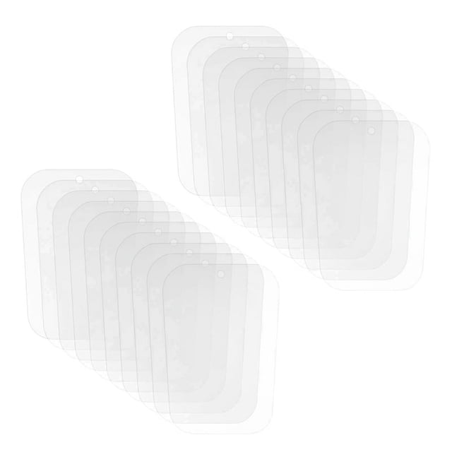 10 Pares (20 Hojas de 16 Pulgadas) Forma de Bota Forma Inserta Botas Soporte Alto para Mujeres Y Hombres Color Transparente