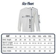 thumbnail image 2 of Gildan Unisex Ultra Cotton Long Sleeve T-Shirt, Bulk Pack of 3 Durable Rib Cuffs Ash Tee, S, 2 of 5