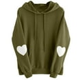 thumbnail image 1 of DPTALR Manteau Pull à Capuche Ajusté Imprimé Décontracté pour Femmes, 1 of 3