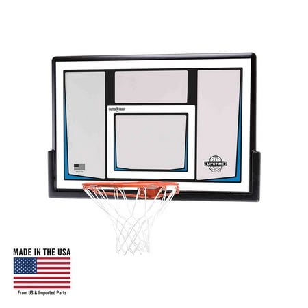 Lifetime Basketball Backboard and Rim Combo (50-Inch Polycarbonate), 90086