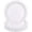 White, variant on Eco Compostable Scalloped Edge Disposable Paper Plates Heavy Duty Sturdy Leakproof Round Paper Trays For Birthday Party Cake Dessert Daily Food Serving(Beige-18cm)