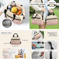 thumbnail image 4 of Jeiento 4 Piece Backpack and Lunch Box Set 17 Inch Water-Resistant Cake Bear School Bag with Pencil Case Bookmarks for Girls Elementary, Lightweight Large Capacity Backpack Set, 4 of 7