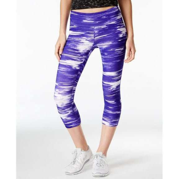 Ideology Womens Printed Cropped Leggings
