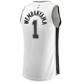thumbnail image 3 of Men's Fanatics Victor Wembanyama White San Antonio Spurs Fast Break Replica Player Jersey - Association Edition, 3 of 3