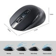 thumbnail image 4 of RaceGT USB C Wireless Computer Mouse, 2.4G Silent Cordless Mouse for Laptop, Type C Portable Mouse with 6 Buttons and 3 Adjustable DPI for Laptop, Deskbtop, MacBook, PC, 4 of 12