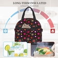 thumbnail image 4 of Honeii Geometric Hearts Print Lunch Box,Insulated Lunch Bag,Lunch Tote Bags,Leakproof Cooler Lunch Case for Travel Work Picnic, 4 of 7