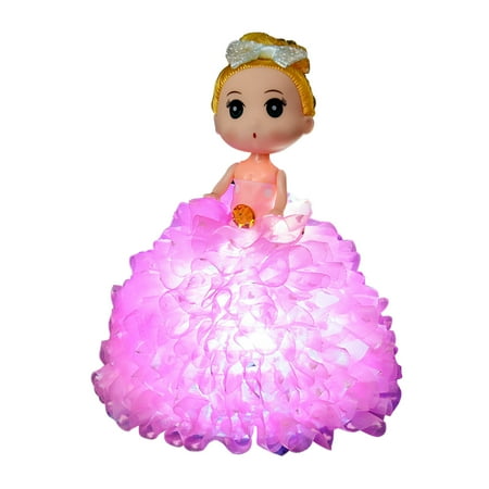 

WalGRHFR 2024 Cute Lu ous Doll LED Night Light With Soft Lighting Gifts For Girls For Birthdays And Christmas