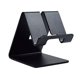 thumbnail image 2 of Soportes universales para teléfono celular, soporte de aleación de aluminio para teléfono celular [4-8''], tabletas de computadora y lectores de libros electrónicos (negro), 2 of 5