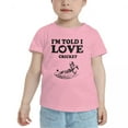 thumbnail image 2 of I'm Told I love Cricket Cute Toddler T Shirts for Boys Girls (Pink, Youth XL), 2 of 5