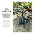 thumbnail image 2 of WEUVEB 2Pcs Acrylic Reptile Breeding Cage Transparent Feeding Box Practical Design with Air Holes, 2 of 8