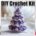 thumbnail image 4 of DIY Crochet Christmas Tree Kit - Crochet Christmas Tree Kit, Handmade Holiday Decoration Set, Christmas Kit for Beginners (2 Pieces), 4 of 7